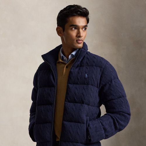Veste-pull torsadée laine et cachemire - Polo Ralph Lauren - Modalova