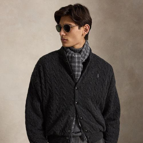 Veste Relaxed Fit en maille torsadée - Polo Ralph Lauren - Modalova