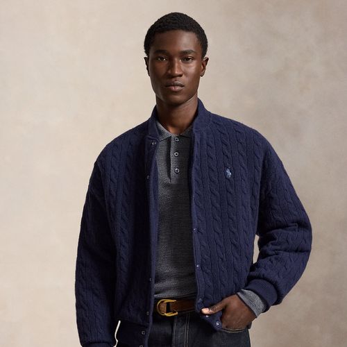Veste Relaxed Fit en maille torsadée - Polo Ralph Lauren - Modalova