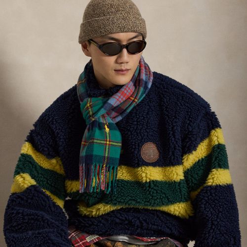 Pull rayé en sherpa - Polo Ralph Lauren - Modalova