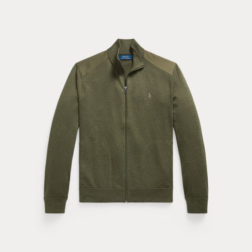 Cardigan hybride à col cheminée - Polo Ralph Lauren - Modalova