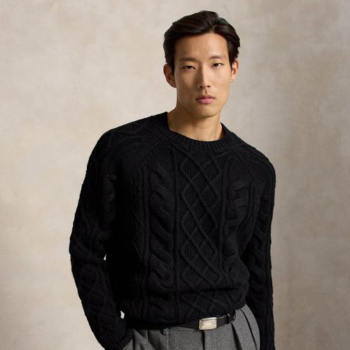 Pull en laine et alpaga tricot d'Aran - Polo Ralph Lauren - Modalova
