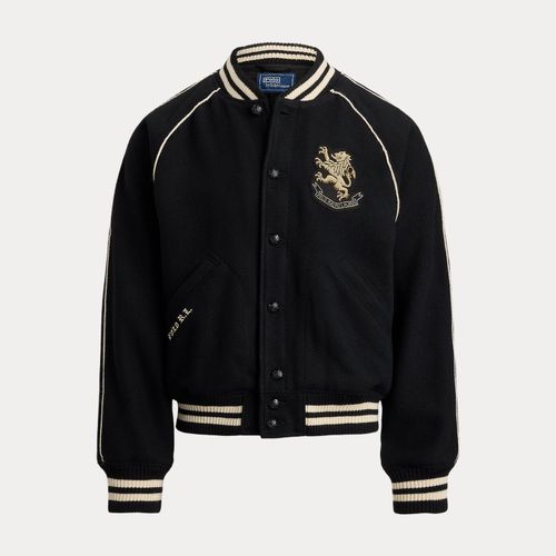 Veste laine à patch broderie bullion - Polo Ralph Lauren - Modalova