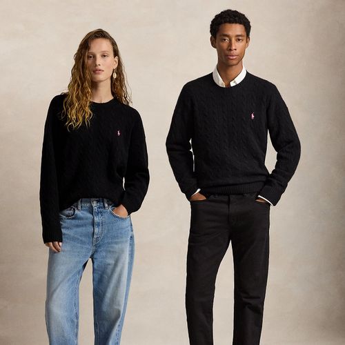 Pull Pink Pony Relaxed Fit torsadé - Polo Ralph Lauren - Modalova