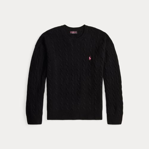 Pull Pink Pony Relaxed Fit torsadé - Polo Ralph Lauren - Modalova