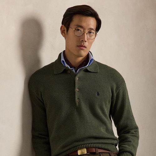 Pull Relaxed Fit torsadé à col polo - Polo Ralph Lauren - Modalova