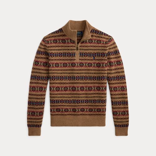 Pull à col cheminée en laine Fair Isle - Polo Ralph Lauren - Modalova