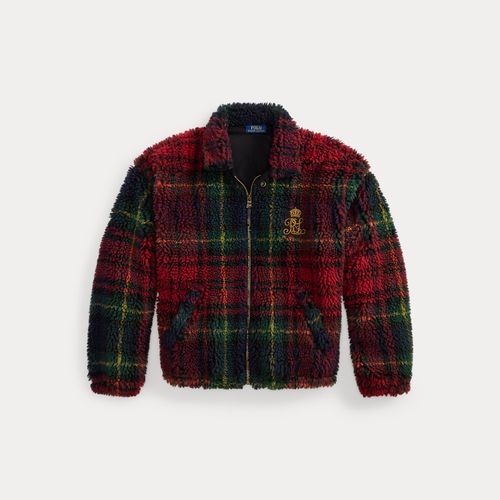 Veste écossaise Relaxed Fit en sherpa - Polo Ralph Lauren - Modalova