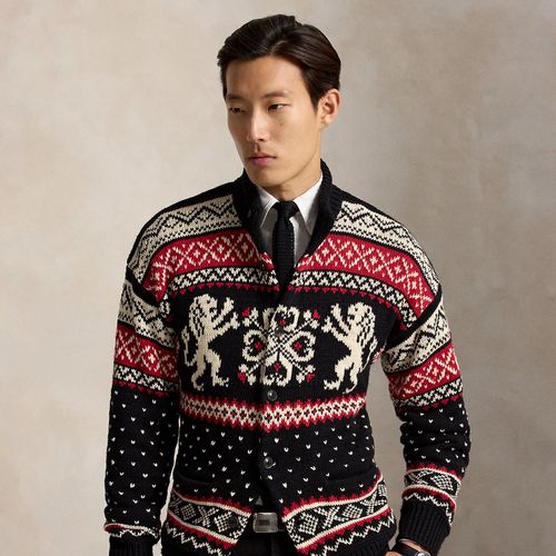 Cardigan Relaxed Fit coton et cachemire - Polo Ralph Lauren - Modalova