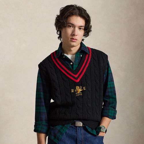 Pull débardeur de cricket en laine - Polo Ralph Lauren - Modalova