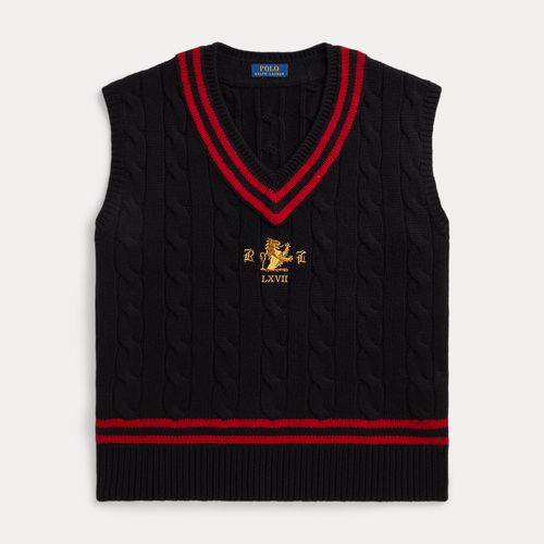 Pull débardeur de cricket en laine - Polo Ralph Lauren - Modalova