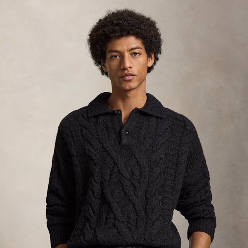 Pull en laine et alpaga tricot d'Aran - Polo Ralph Lauren - Modalova