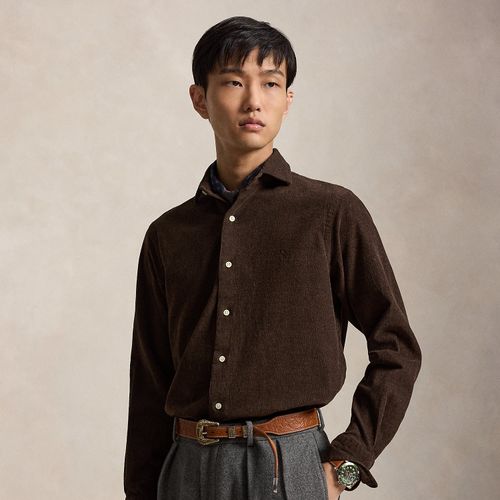 Chemise ajustée velours côtelé stretch - Polo Ralph Lauren - Modalova