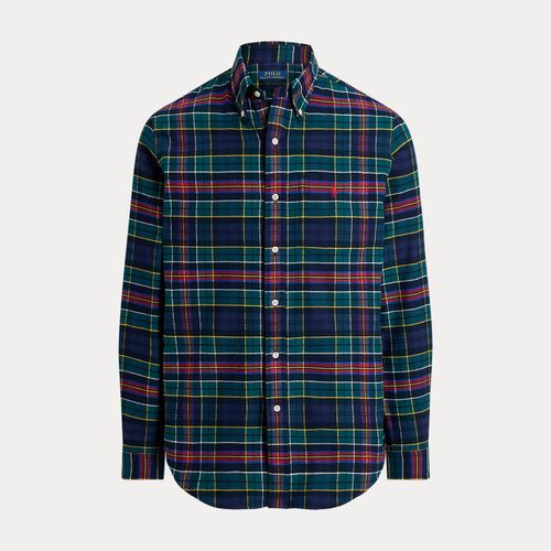 Chemise écossaise Custom Fit en sergé - Polo Ralph Lauren - Modalova