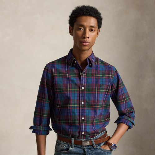 Chemise Oxford écossaise grattée - Polo Ralph Lauren - Modalova