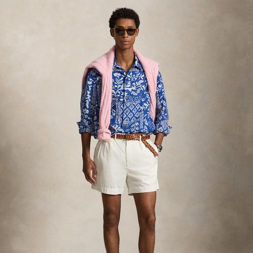 Chemise safari en lin fleuri - Polo Ralph Lauren - Modalova