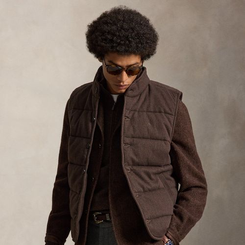 Gilet matelassé jacquard à maille double - Polo Ralph Lauren - Modalova