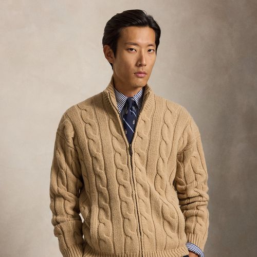 Pull torsadé Relaxed Fit laine et alpaga - Polo Ralph Lauren - Modalova