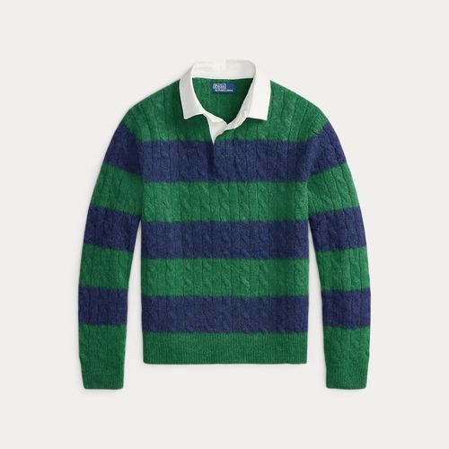 Pull de rugby rayé torsadé - Polo Ralph Lauren - Modalova