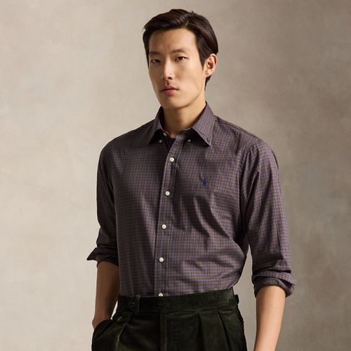 Chemise en sergé écossais coupe ajustée - Polo Ralph Lauren - Modalova