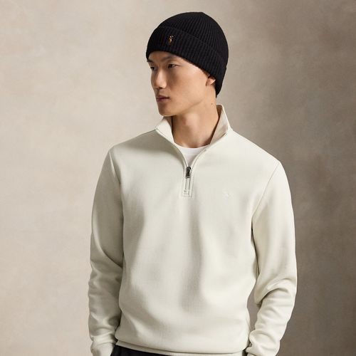 Pull quart de zip en maille double - Polo Ralph Lauren - Modalova