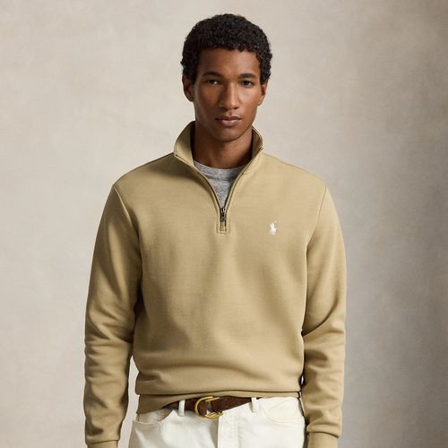 Pull quart de zip en maille double - Polo Ralph Lauren - Modalova