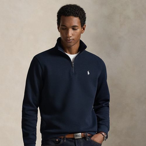 Pull quart de zip en maille double - Polo Ralph Lauren - Modalova