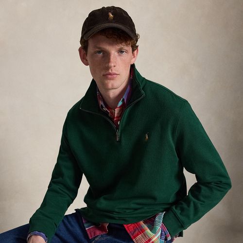 Pull demi-zippé côtelé Estate - Polo Ralph Lauren - Modalova