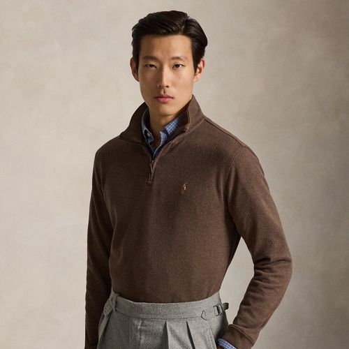 Pull demi-zippé côtelé Estate - Polo Ralph Lauren - Modalova