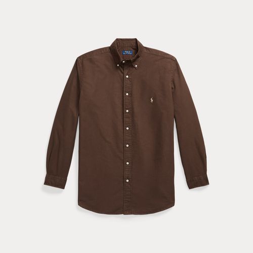 Grandes Tailles - Chemise Oxford teinte en pièce - Big & Tall - Modalova