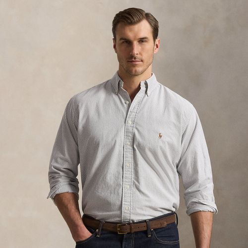 Grandes Tailles - Chemise Oxford rayée - Big & Tall - Modalova