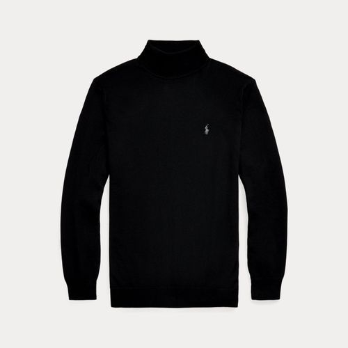 Grandes Tailles - Pull à col roulé en laine lavable - Big & Tall - Modalova