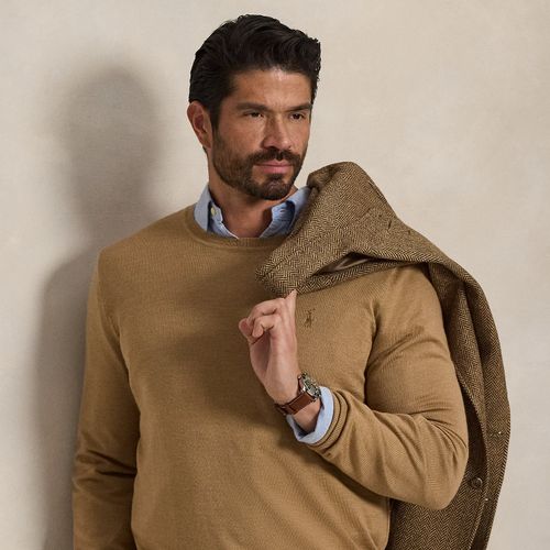 Grandes Tailles - Pull à col rond en laine lavable - Big & Tall - Modalova