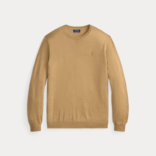 Grandes Tailles - Pull à col rond en laine lavable - Big & Tall - Modalova