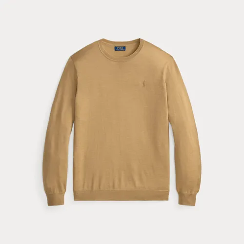 Grandes Tailles - Pull à col rond en laine lavable - Big & Tall - Modalova