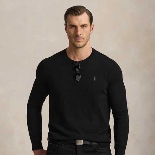 Grandes Tailles - Pull à col rond en laine lavable - Big & Tall - Modalova