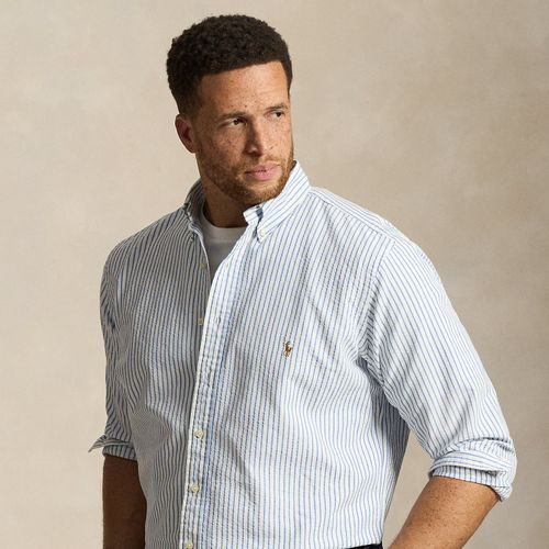 Grandes Tailles - Chemise Oxford en seersucker - Big & Tall - Modalova