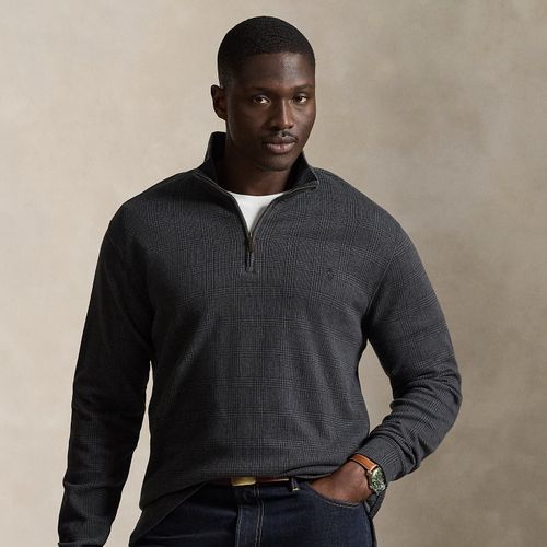 Grandes Tailles - Pull demi-zippé à côte Estate - Big & Tall - Modalova