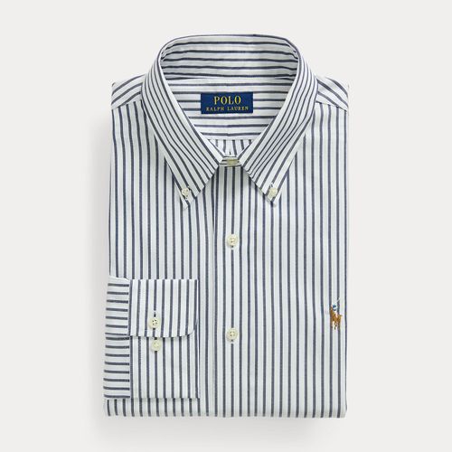 Chemise rayée Custom Fit en grain Oxford - Polo Ralph Lauren - Modalova