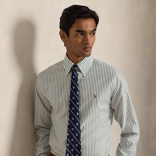 Chemise rayée Custom Fit en grain Oxford - Polo Ralph Lauren - Modalova