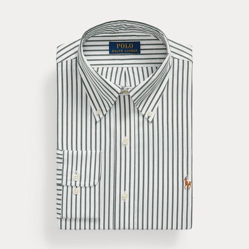 Chemise rayée Custom Fit en grain Oxford - Polo Ralph Lauren - Modalova