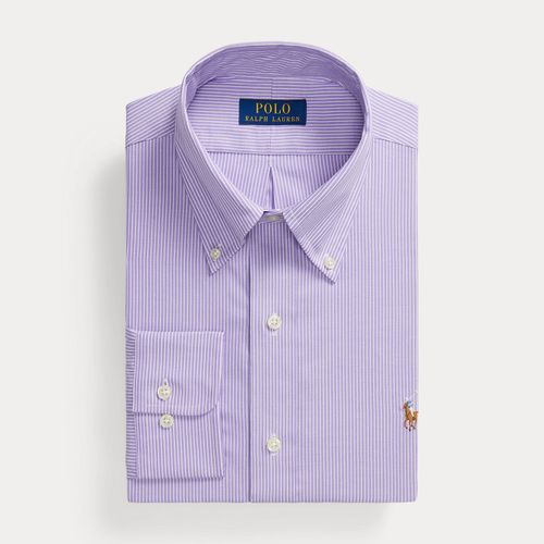 Chemise rayée Custom Fit en grain Oxford - Polo Ralph Lauren - Modalova
