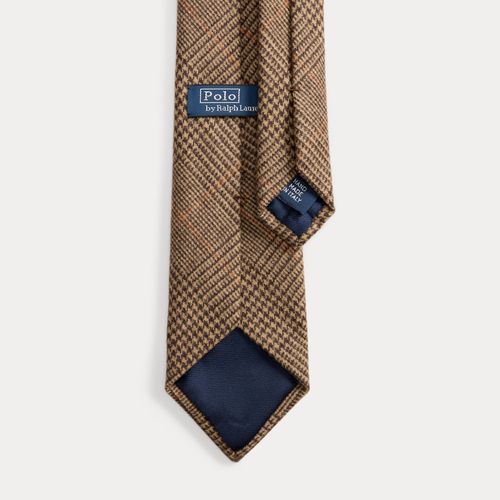 Cravate écossaise brodée en laine - Polo Ralph Lauren - Modalova