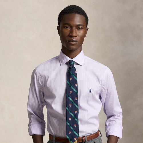 Chemise Regent rayée ajustée en popeline - Polo Ralph Lauren - Modalova