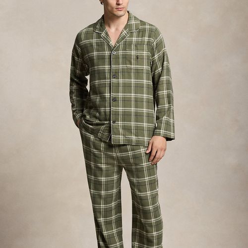 Pyjama écossais en flanelle - Polo Ralph Lauren - Modalova