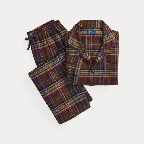 Pyjama écossais en flanelle - Polo Ralph Lauren - Modalova