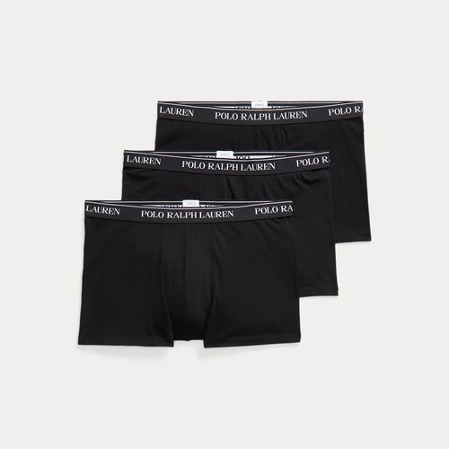 Grandes Tailles - Trois boxers classiques en coton stretch - Big & Tall - Modalova