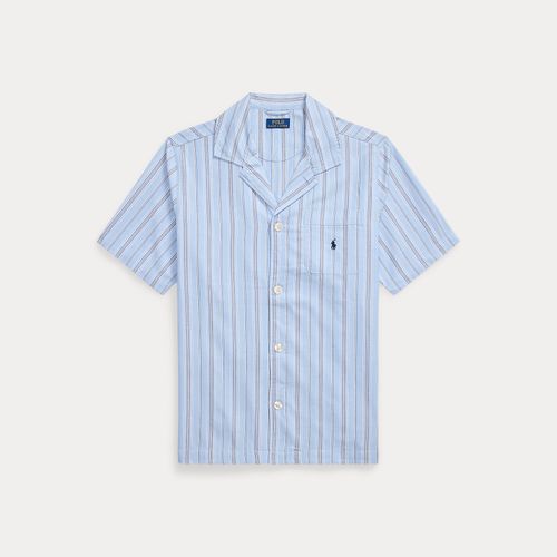 Chemise de pyjama rayée en popeline - Polo Ralph Lauren - Modalova