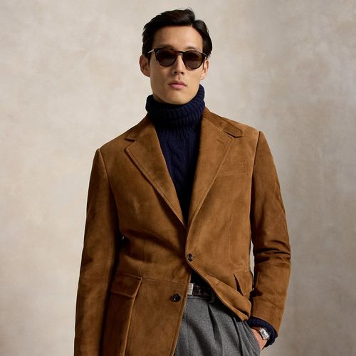 La veste RL67 en daim - Polo Ralph Lauren - Modalova