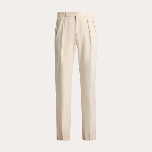 Pantalon habillé à pinces en popeline - Polo Ralph Lauren - Modalova